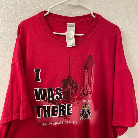 Kennedy space center I was there t shirt red 3XL NWT red shirt space shirt - Picture 2 of 5